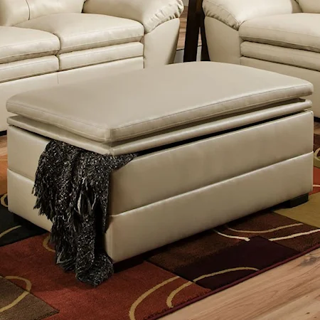 Casual Storage Ottoman